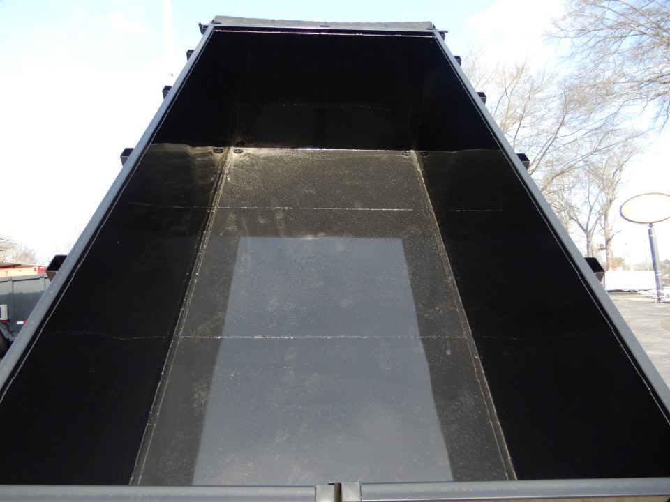 New 2027 Covered Wagon 7x14 Dump, 4' Sides, Tarp, Spare, Ramps