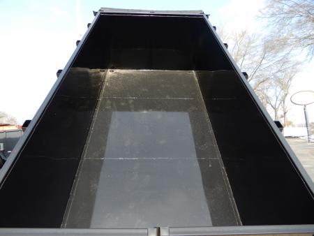 New 2027 Covered Wagon 7x14 Dump, 4' Sides, Tarp, Spare, Ramps