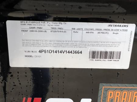 New 2027 PJ Trailers 10 D5 Dump Dump Trailer