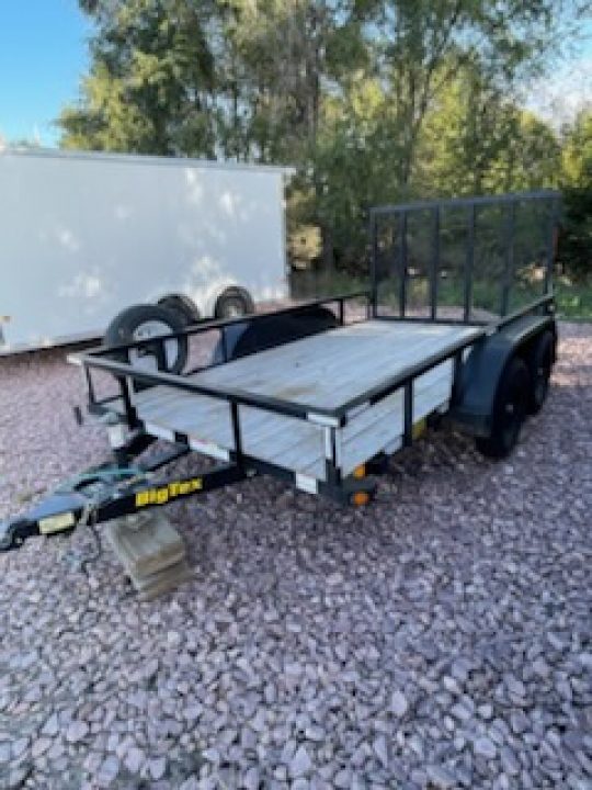 Used 2024 Big Tex Trailers 6x12 open utility/UTV ATV Trailer