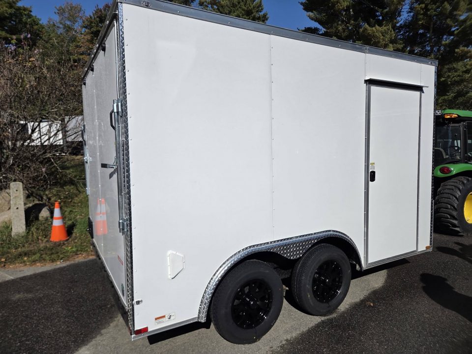 New 2027 One Stop 8.5x12 enclosed cargo trailer with rear ramp Cargo / Enclosed Trailer