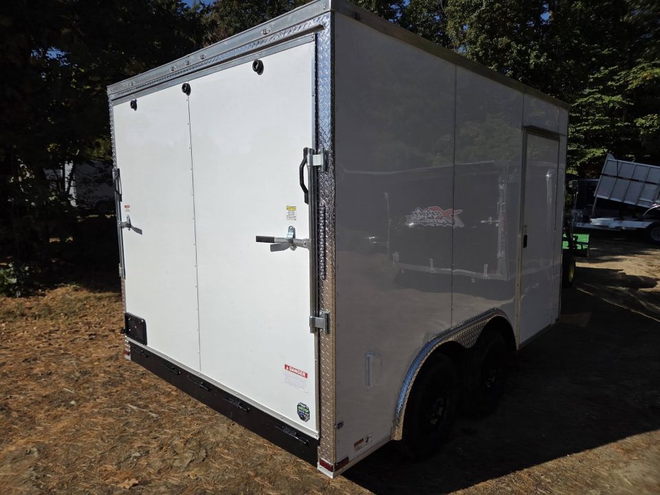 New 2027 One Stop 8.5x12 enclosed cargo trailer with rear ramp Cargo / Enclosed Trailer