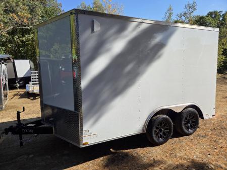 New 2027 One Stop 8.5x12 enclosed cargo trailer with rear ramp Cargo / Enclosed Trailer