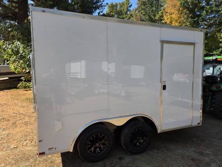 New 2027 One Stop 8.5x12 enclosed cargo trailer with rear ramp Cargo / Enclosed Trailer