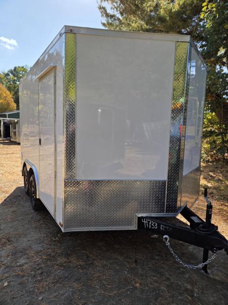 New 2027 One Stop 8.5x12 enclosed cargo trailer with rear ramp Cargo / Enclosed Trailer