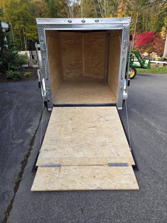 New 2027 One Stop 5x8 enclosed cargo trailers with ramp door & side door Cargo / Enclosed Trailer