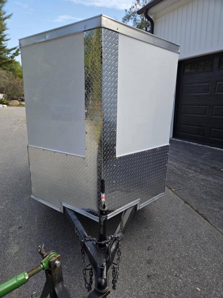 New 2027 One Stop 5x8 enclosed cargo trailers with ramp door & side door Cargo / Enclosed Trailer