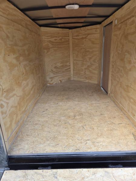 New 2027 One Stop 5x8 enclosed cargo trailers with ramp door & side door Cargo / Enclosed Trailer