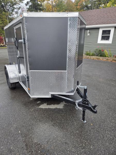 New 2027 One Stop 5x8 enclosed cargo trailer rear ramp Cargo / Enclosed Trailer