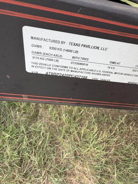 Used 2023 TXP Trailers BPH2427-7168 Utility Trailer