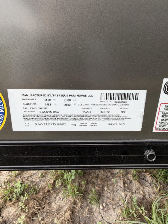 Used 2026 Impact Trailers FITV7212070-9076 Cargo / Enclosed Trailer