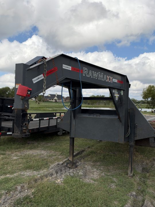 Used 2024 RawMaxx FDX-36212KHYD-8863 Deckover Trailer