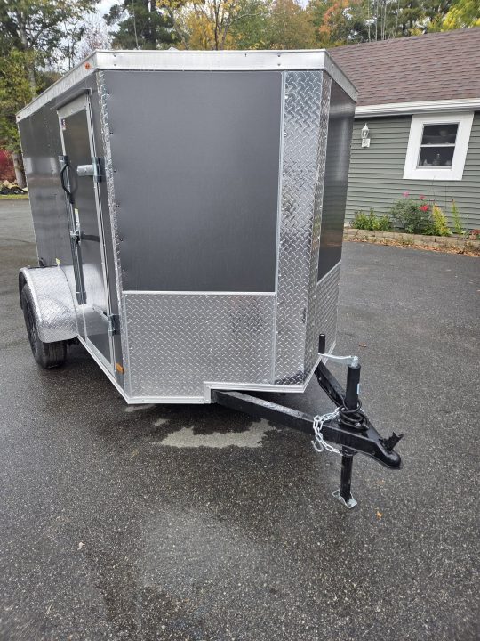 New 2027 One Stop 5X8 ENCLOSED CARGO TRAILER REAR RAMP Cargo / Enclosed Trailer