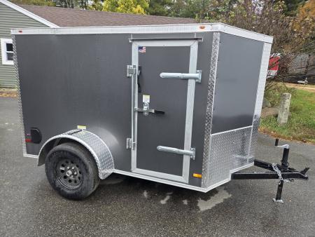 New 2027 One Stop 5X8 ENCLOSED CARGO TRAILER REAR RAMP Cargo / Enclosed Trailer