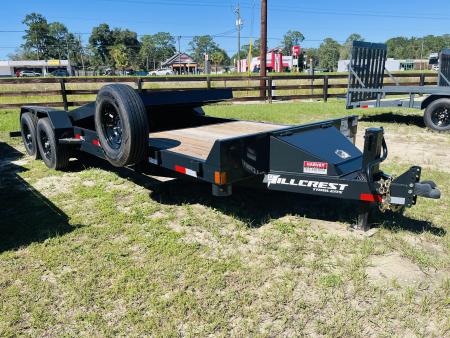 New 2027 Hillcrest Trailers 16166SPT (7 x 22 16k) Tilt Trailer