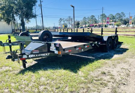 New 2027 Hillcrest Trailers 16166SPT (7 x 22 16k) Tilt Trailer