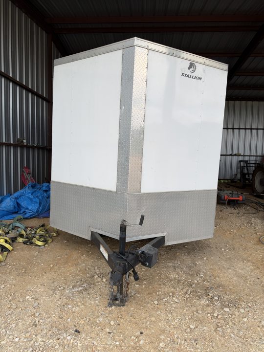 Used 2023 Stallion Manufacturing LLC SM712TA2-3581 Cargo / Enclosed Trailer
