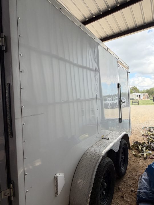 Used 2023 Stallion Manufacturing LLC SM712TA2-3581 Cargo / Enclosed Trailer