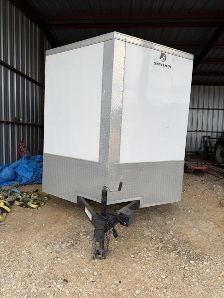 Used 2023 Stallion Manufacturing LLC SM712TA2-3581 Cargo / Enclosed Trailer