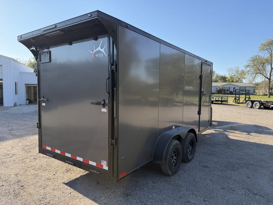 New 2027 Sawyer Trailers 7x16 Cargo / Enclosed Trailer