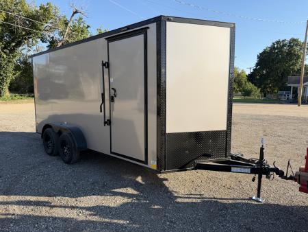 New 2027 Sawyer Trailers 7x16 Cargo / Enclosed Trailer