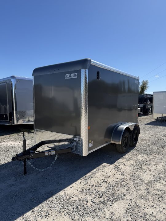 New 2027 Car Mate 6x12 HD Sportster Cargo w/ Barn Doors(6" Add'l Height)