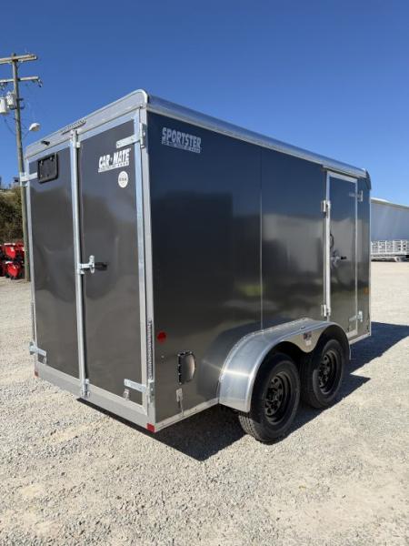 New 2027 Car Mate 6x12 HD Sportster Cargo w/ Barn Doors(6" Add'l Height)