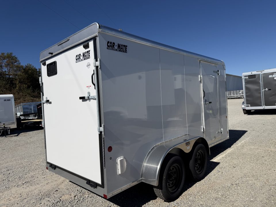 New 2027 Car Mate 6x14 HD Custom Cargo Trailer w/ Ramp Door (6" Add'l Hgt)