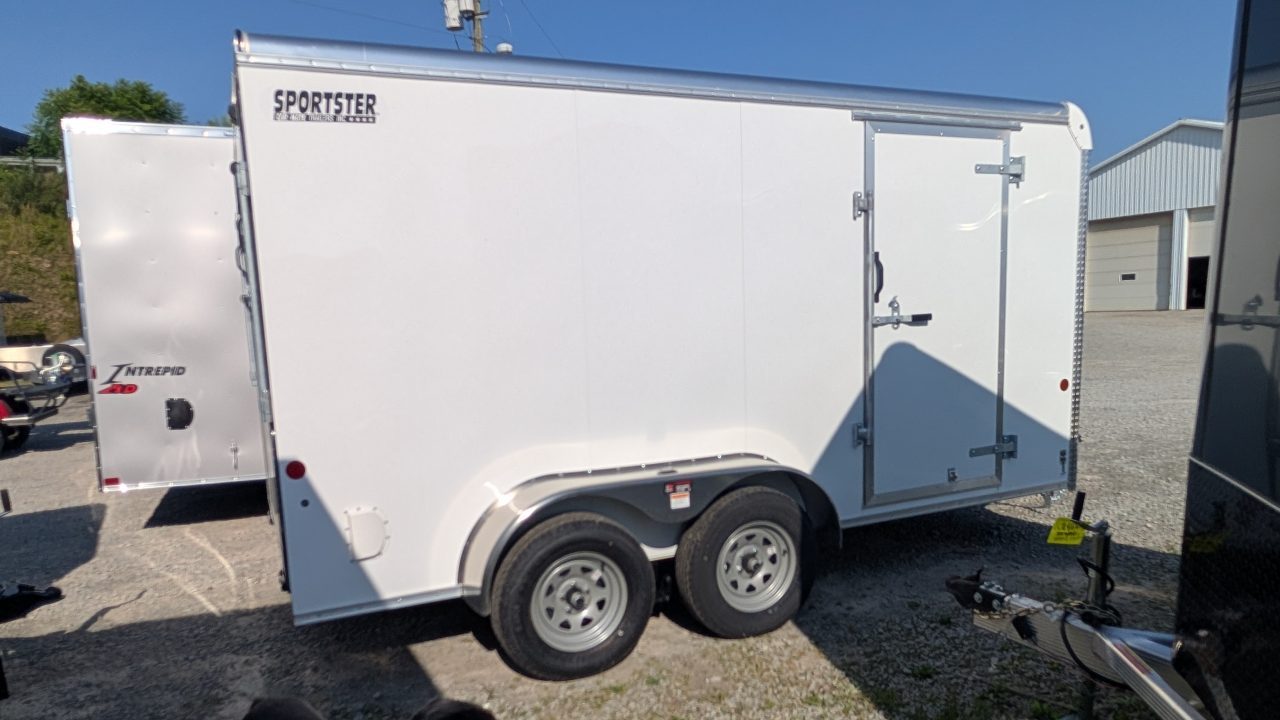New 2027 Car Mate 6x14 HD Sportster Cargo Trailer w/ Ramp Door