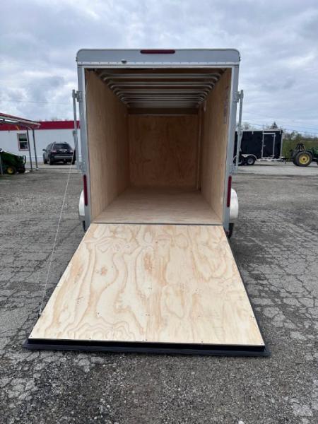 New 2027 Car Mate 6x14 HD Sportster Cargo Trailer w/ Ramp Door