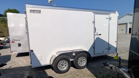 New 2027 Car Mate 6x14 HD Sportster Cargo Trailer w/ Ramp Door
