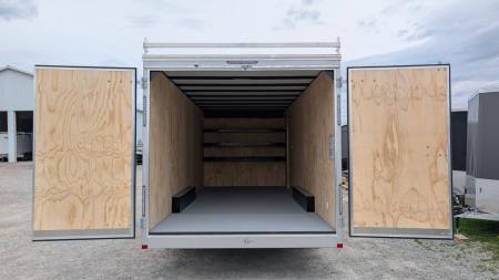 New 2027 Car Mate 8x20 HD Contractor Cargo Trailer w/ Barn Doors (6" Add'l Height!)