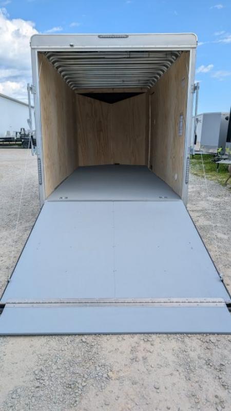 New 2027 Car Mate 7x16 HD Avalanche V-Nose Cargo w/ Ramp Door (84  INSIDE)
