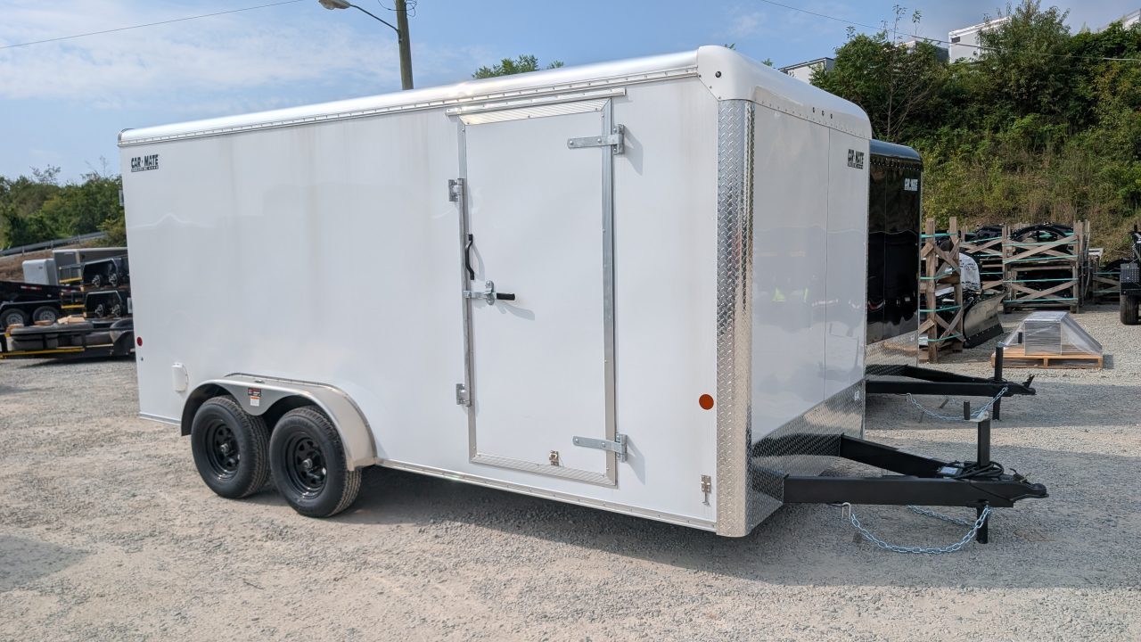 New 2027 Car Mate 7x16 HD Custom Cargo Trailer w/ Ramp (84" INSIDE!!!)
