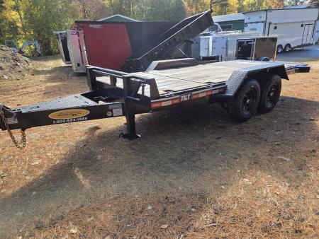 New 2027 Econoline 7X17 Tilt equipment trailer 16,000lb gvwr Equipment Trailer