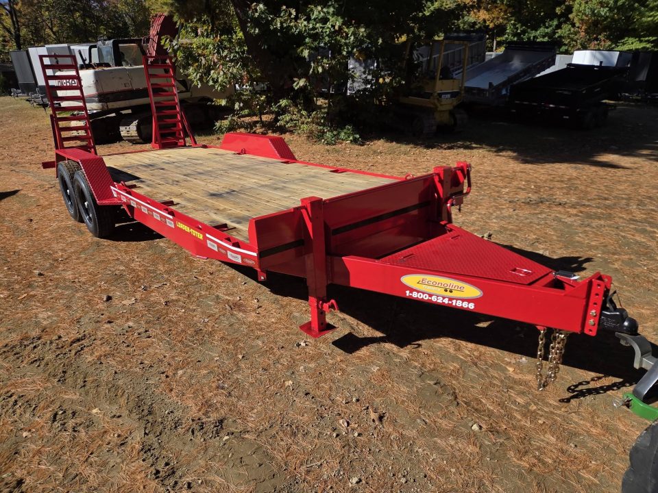 New 2027 Econoline 7x20 16,000lb gvwr commercial equipment trailer HD Equipment Trailer
