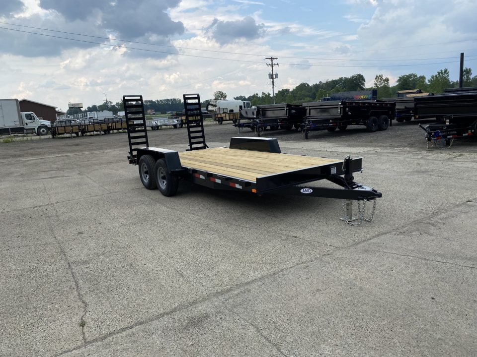New 2027 AMO 82X16 w/Stand Up Ramps 10k Equipment Trailer