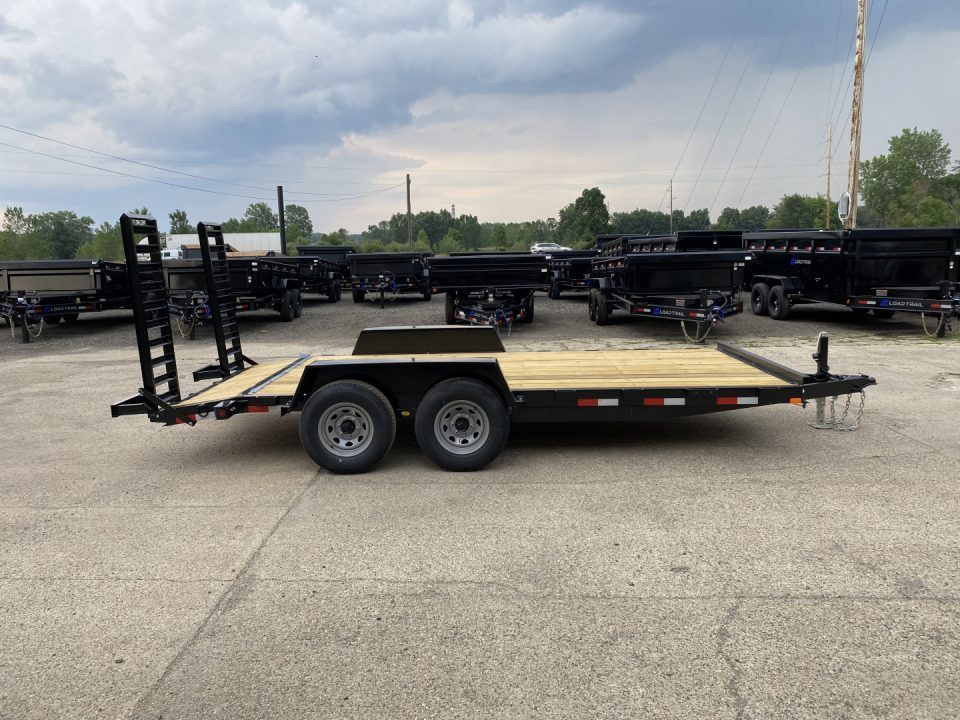 New 2027 AMO 82X16 w/Stand Up Ramps 10k Equipment Trailer