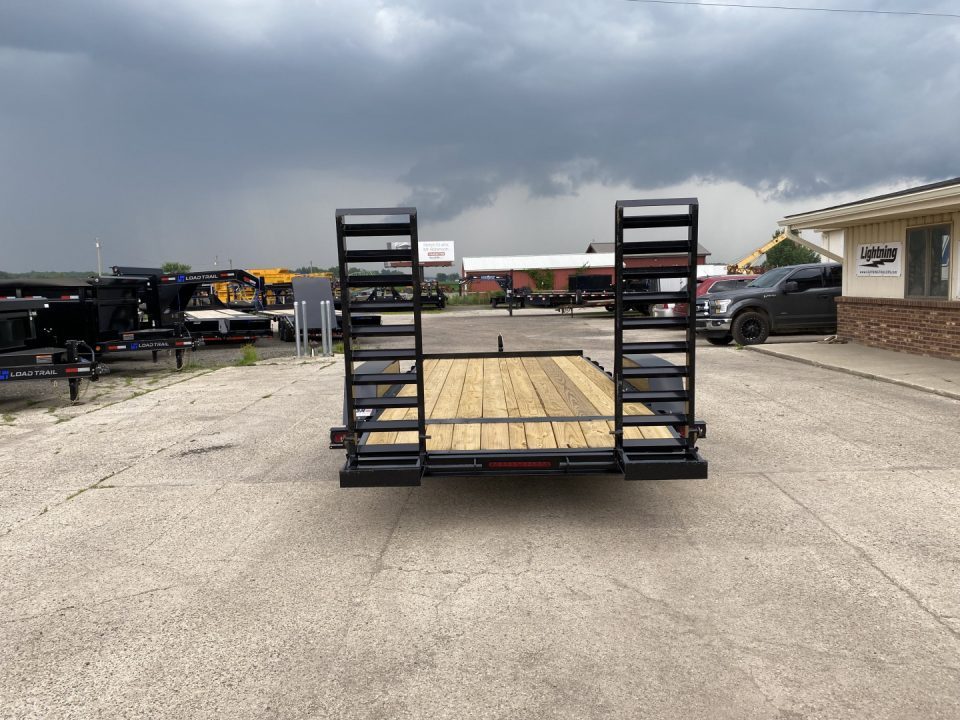 New 2027 AMO 82X16 w/Stand Up Ramps 10k Equipment Trailer