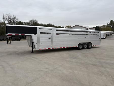 New 2027 Hillsboro Endura 8 x 32ft Livestock Trailer Triple 8k axles