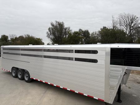 New 2027 Hillsboro Endura 8 x 32ft Livestock Trailer Triple 8k axles