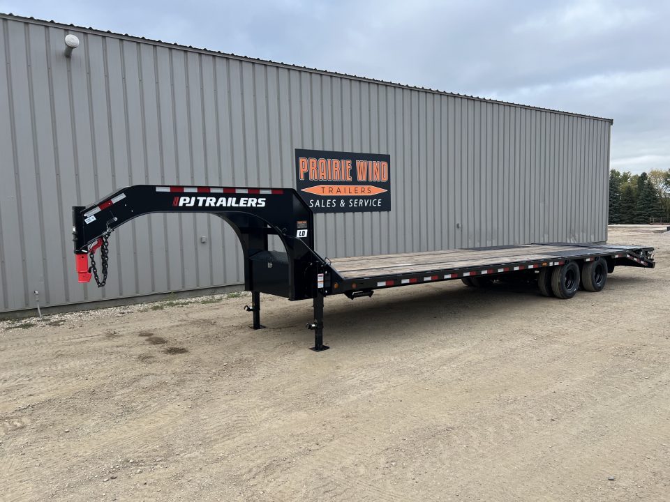 New 2027 PJ Trailers 32 Tandem Dual Gooseneck Flatbed Trailer