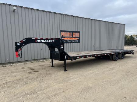 New 2027 PJ Trailers 32 Tandem Dual Gooseneck Flatbed Trailer