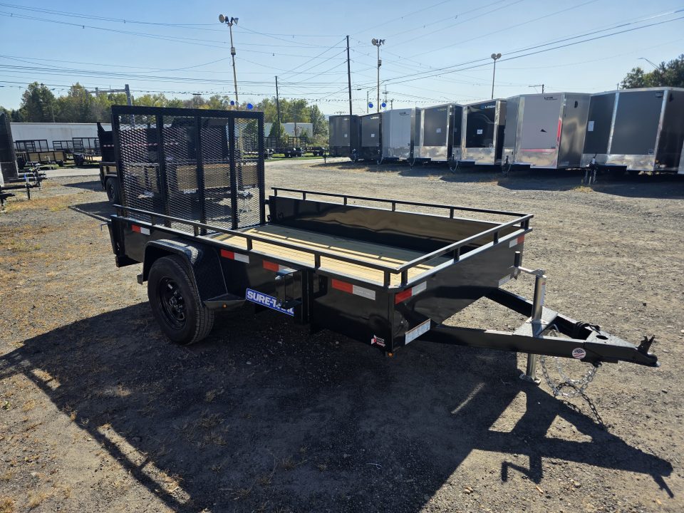 New 2027 Sure-Trac 6X10 STEEL HIGH SIDE Utility Trailer