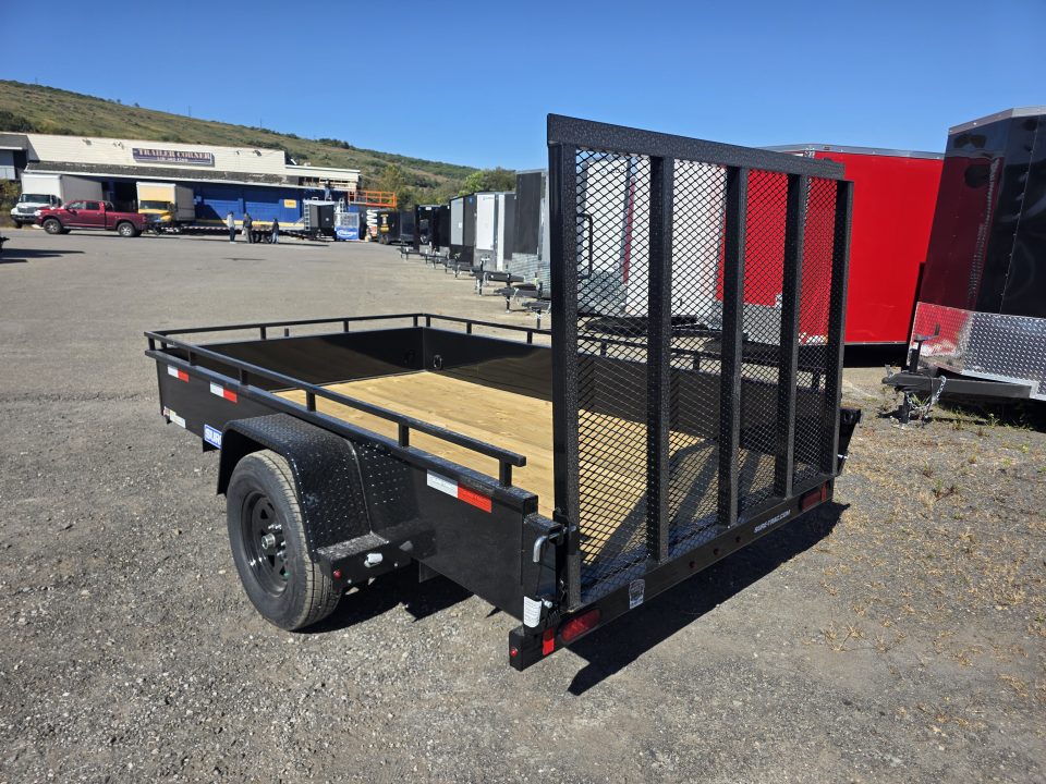 New 2027 Sure-Trac 6X10 STEEL HIGH SIDE Utility Trailer