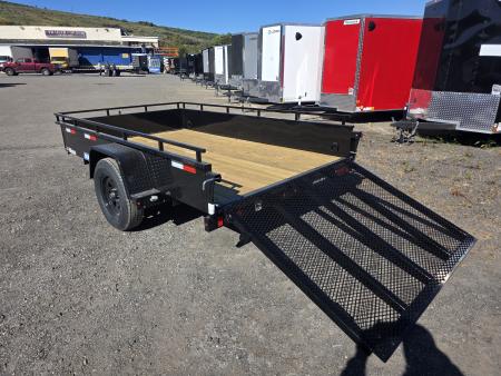 New 2027 Sure-Trac 6X10 STEEL HIGH SIDE Utility Trailer