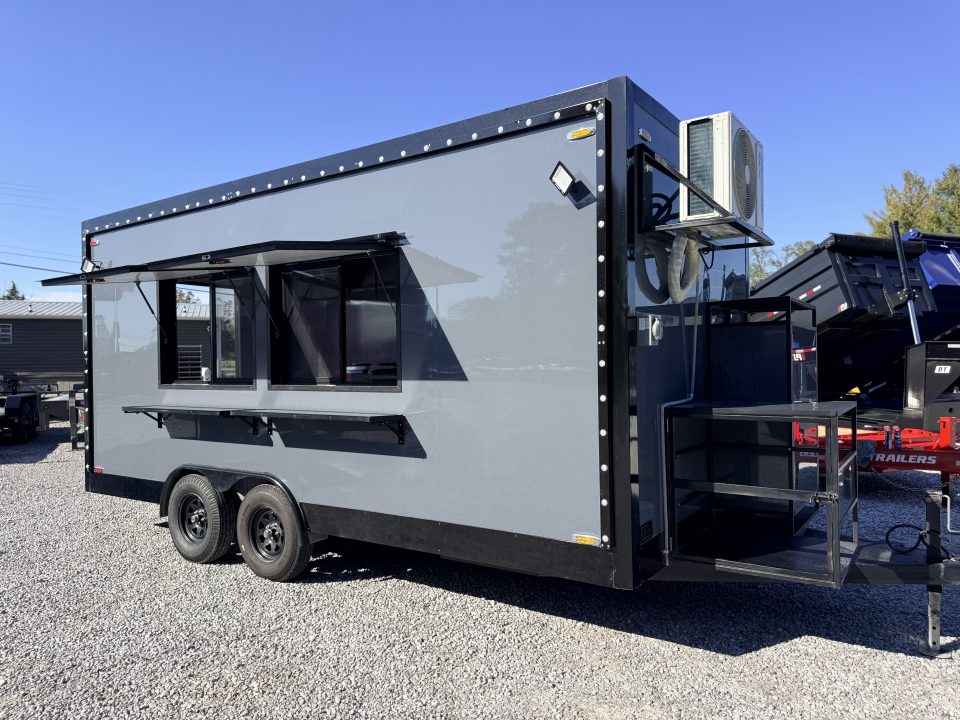 New 2026 Other 8.5X18 TA CONCESSION TRAILER FULLY EQUIPPED BLACKOUT (FIRE SUPPRESSION) (4 BURNER STOVE) (2 FRYERS) Concession
