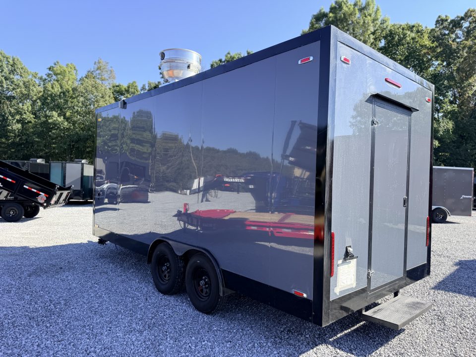 New 2026 Other 8.5X18 TA CONCESSION TRAILER FULLY EQUIPPED BLACKOUT (FIRE SUPPRESSION) (4 BURNER STOVE) (2 FRYERS) Concession