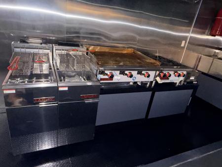 New 2026 Other 8.5X18 TA CONCESSION TRAILER FULLY EQUIPPED BLACKOUT (FIRE SUPPRESSION) (4 BURNER STOVE) (2 FRYERS) Concession