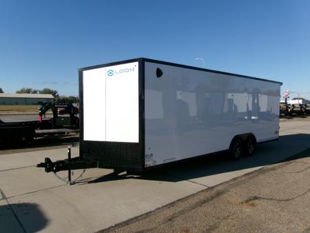 New 2027 Look Trailers 8.5X24 ELEMENT SE FLAT TOP SLOPED V-NOSE  CAR HAULER 10K Cargo / Enclosed Trailer